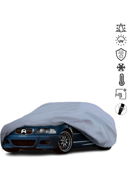 Bmw 3 Serisi E46 Station Wagon (2001-2005) Araba Brandası Su Geçirmez Miflonlu 4 Mevsim Kullanıma Uygun