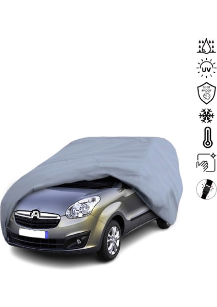 Opel Combo Tour D (2012-2017) Araba Brandası Su Geçirmez Miflonlu 4 Mevsim Kullanıma Uygun
