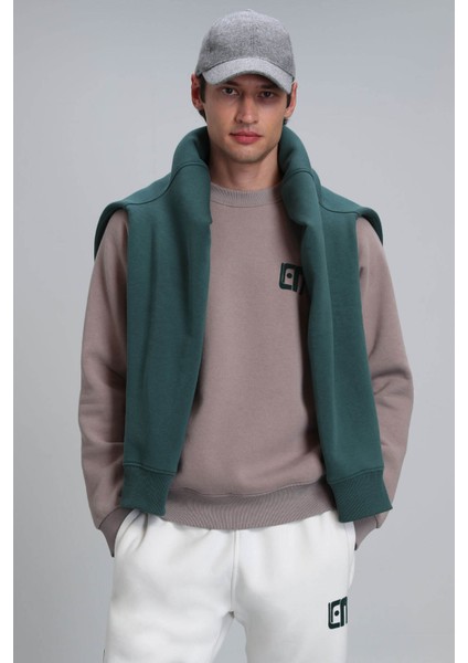 Owen Erkek Sweatshirt Vizon