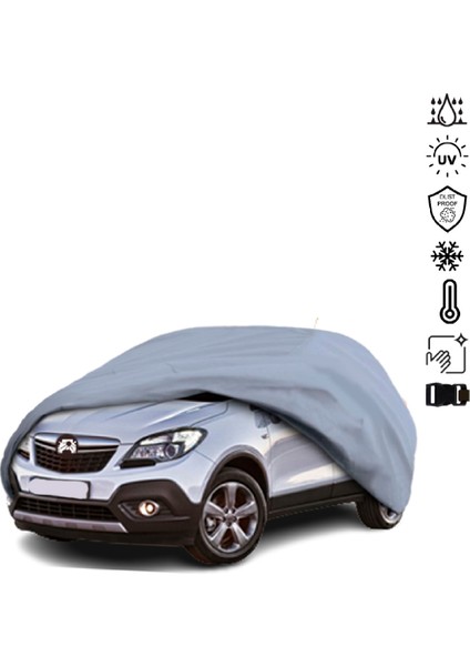 Opel Mokka (2012-2016) Araba Brandası Su Geçirmez Miflonlu 4 Mevsim Kullanıma Uygun