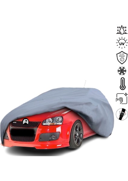 Volkswagen Golf 5 (2003-2008) Araba Brandası Su Geçirmez Miflonlu 4 Mevsim Kullanıma Uygun
