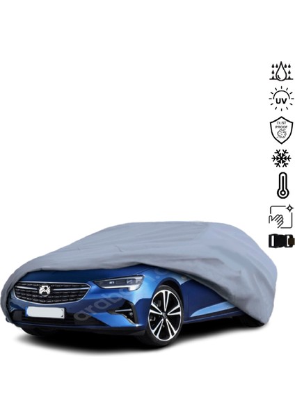 Opel Insignia Grand Sport (B) (2020-) Araba Brandası Su Geçirmez Miflonlu 4 Mevsim Kullanıma Uygun