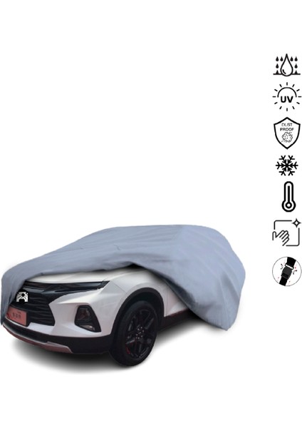 Chevrolet Blazer (2019-) Araba Brandası Su Geçirmez Miflonlu 4 Mevsim Kullanıma Uygun