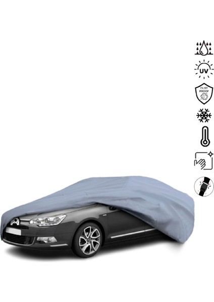 Citroen C5 (2008-2017) Araba Brandası Su Geçirmez Miflonlu 4 Mevsim Kullanıma Uygun