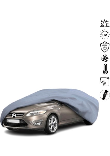 Ford Mondeo 3 Sedan Araba Brandası Su Geçirmez Miflonlu 4 Mevsim Kullanıma Uygun