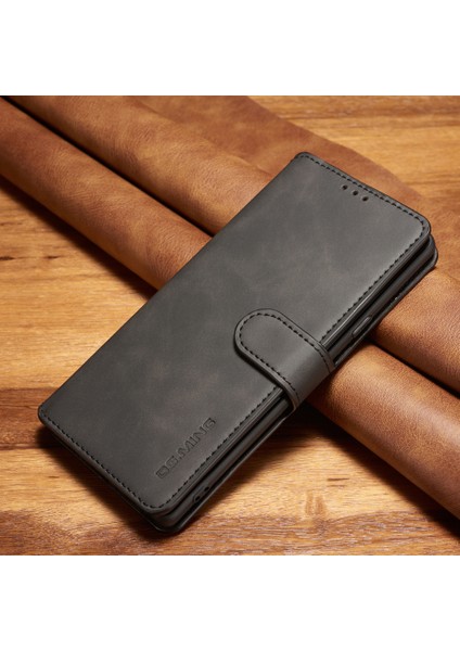 Samsung Galaxy Note9 Sm -N960 - Retro Style Cüzdan Deri Stand Kapağı - Siyah (Yurt Dışından)