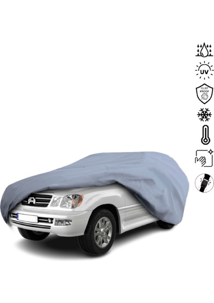 Lexus Lx 2 (1998-2007) Araba Brandası Su Geçirmez Miflonlu 4 Mevsim Kullanıma Uygun