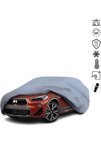 Bmw X2 F39 (2018-) Araba Brandası Su Geçirmez Miflonlu 4 Mevsim Kullanıma Uygun