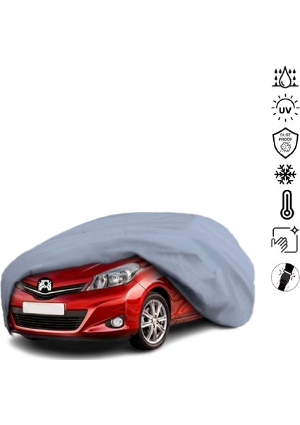 Toyota Yaris 3 (2011-2018) Araba Brandası Su Geçirmez Miflonlu 4 Mevsim Kullanıma Uygun