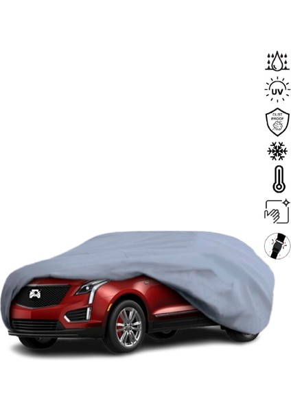 Cadıllac Xt5 (2016-) Araba Brandası Su Geçirmez Miflonlu 4 Mevsim Kullanıma Uygun