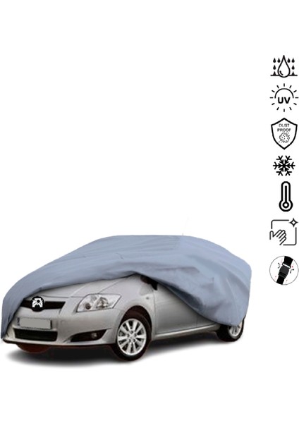 Toyota Auris 1 (2006-2012) Araba Brandası Su Geçirmez Miflonlu 4 Mevsim Kullanıma Uygun