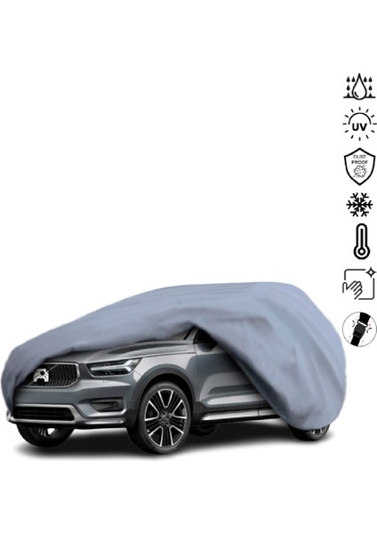 Volvo XC40 Araba Brandası Su Geçirmez Miflonlu 4 Mevsim Kullanıma Uygun