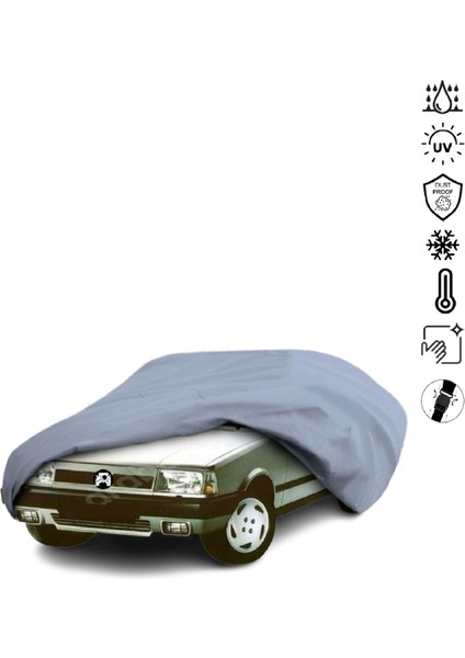 Tofaş Doğan Araba Brandası Su Geçirmez Miflonlu 4 Mevsim Kullanıma Uygun