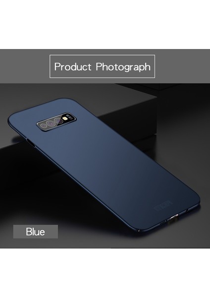 Samsung Galaxy S10E Için Shield Ultra Soğuk Sert Plastik Aksesuar Mobil Kapak - Koyu Mavi (Yurt Dışından) fiyatları