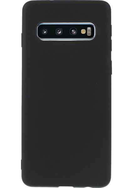 Samsung Galaxy S10 Için Çift Taraflı Mat Tpu Kasa Aksesuarı - Siyah (Yurt Dışından)