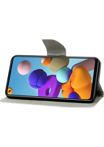 Desen Baskı Çapraz Doku Deri Cüzdan Kılıfı Samsung Galaxy A51 5g-Do Telefonuma Dokunmuyor (Yurt Dışından) fiyatları