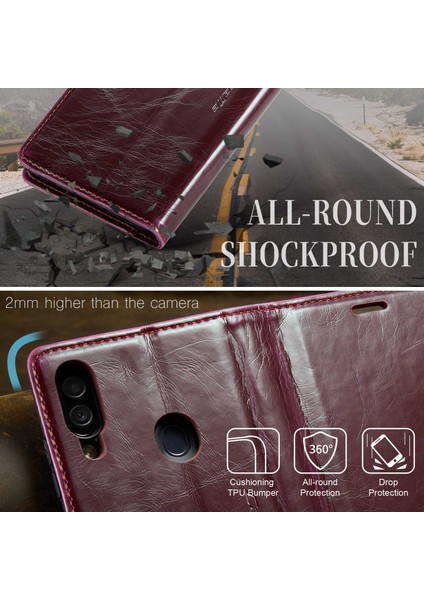 Samsung Galaxy A91/M80S/S10 Lite-Black Için Deri Cüzdan Standı Telefon Kapağı (Yurt Dışından) fırsatları