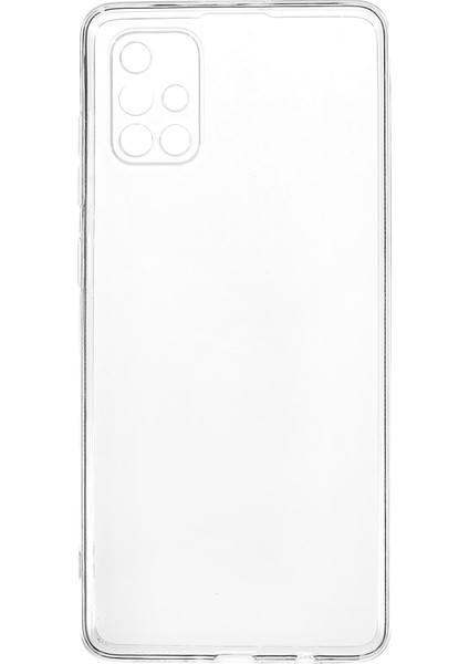 Samsung Galaxy A51-KIRMIZI Için Kauçuk Sert Pc Kasası (Yurt Dışından)