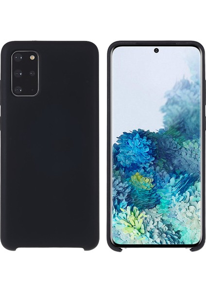 Samsung Galaxy S20 Için Plus 5g/4g Telefon Çantası Kılıfı Dayanıklı Katı Hal Silikon Cep Telefonu Koruyucu Kapak Black (Yurt Dışından)
