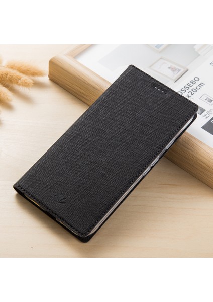Dmx Çapraz Doku Pu Deri Kartı Tutucu Samsung Galaxy Note 9 - Siyah (Yurt Dışından)