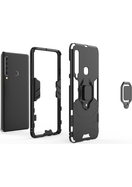 Samsung Galaxy A9 (2018)/A9 Star PRO/A9S Için Serin Koruma Tutucu Kickstand Pc Tpu Hibrit Kılıf (Yurt Dışından) fırsatları
