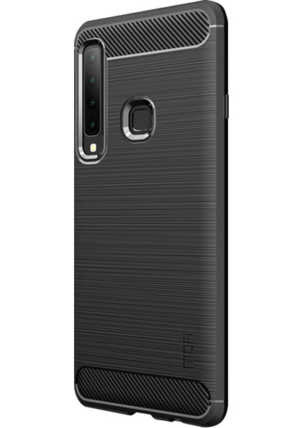 Samsung Galaxy A9 (2018)/A9 Star PRO/A9S Için Karbon Fiber Doku Fırçalanmış Tpu Kılıfı (Yurt Dışından)