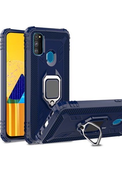 Hafif Nokta Dekor Desen Desen Cüzdanı Samsung Galaxy A21S-FLOWER Için Kayışlı Deri Kılıf (Yurt Dışından)