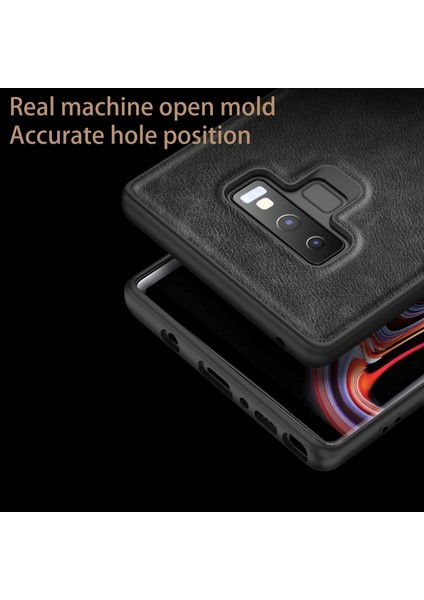 Samsung Galaxy Için Note9 N960 Retro Telefon Kılıf Anti -Drop Pu Deri+Tpu+Pc Koruyucu Kapak - Siyah (Yurt Dışından) fiyatları