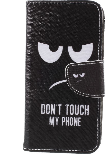Desen Baskı Çapraz Doku Stand Samsung Galaxy S9 Için Cüzdan Deri Koruma Kapak Kılıfı - Kızgın Yüz (Yurt Dışından) modelleri