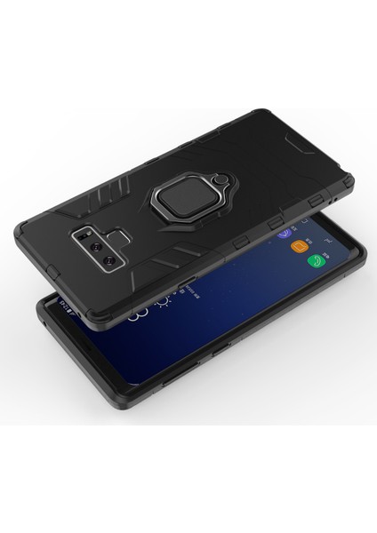 Samsung Galaxy Note9 N960 Için Serin Koruma Tutucu Kickstand Pc Tpu Hibrit Kılıf - Siyah (Yurt Dışından) fırsatları