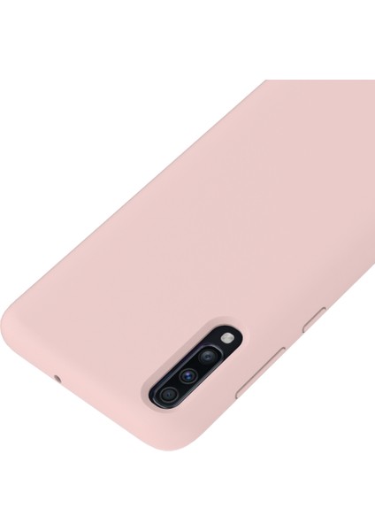 Samsung Galaxy A70 Yumuşak Sıvı Silikon Geri Koruyucu Kılıfı Kapak Çok Renkli Seçenekler Telefon Aksesuarı - Pembe (Yurt Dışından)