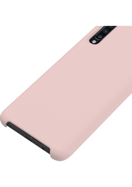 Samsung Galaxy A70 Yumuşak Sıvı Silikon Geri Koruyucu Kılıfı Kapak Çok Renkli Seçenekler Telefon Aksesuarı - Pembe (Yurt Dışından)