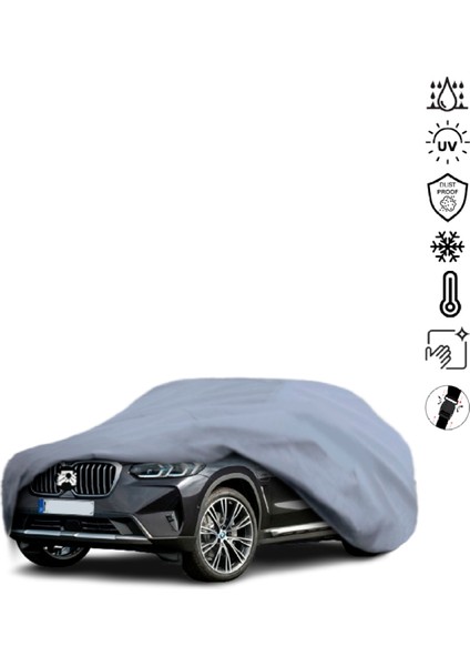 Bmw X3 G01 (2017-) Araba Brandası Su Geçirmez Miflonlu 4 Mevsim Kullanıma Uygun