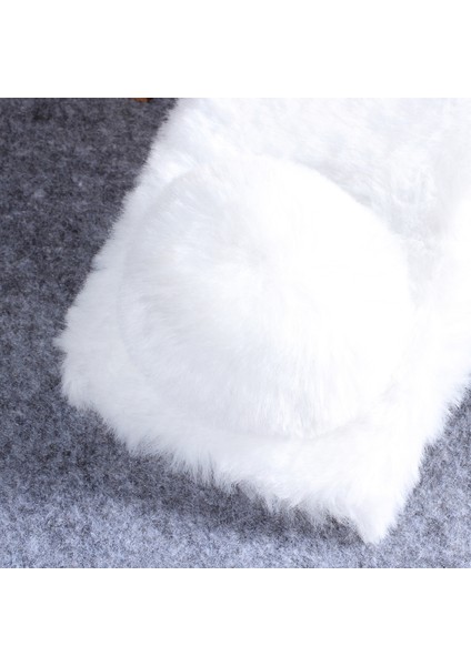 Samsung Galaxy S10 - Beyaz Için Tavşan Şekli Kabarık Kürk Kaplamalı Rhinestone Tpu Kılıfı (Yurt Dışından) fırsatları