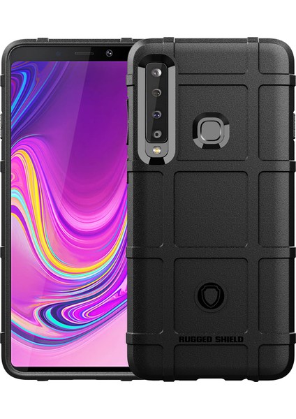 Samsung Galaxy A9 (2018)/A9 Yıldız PRO/A9S Için Kuşa Karşı Square Grid Doku Yumuşak Tpu Kılıfı (Yurt Dışından)