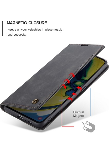 Ksq Çift Kart Yuvaları Samsung Galaxy Note 10/not 10 5g-Black Için Pu Deri Kaplamalı Sert Plastik Kasa (Yurt Dışından) fırsatları