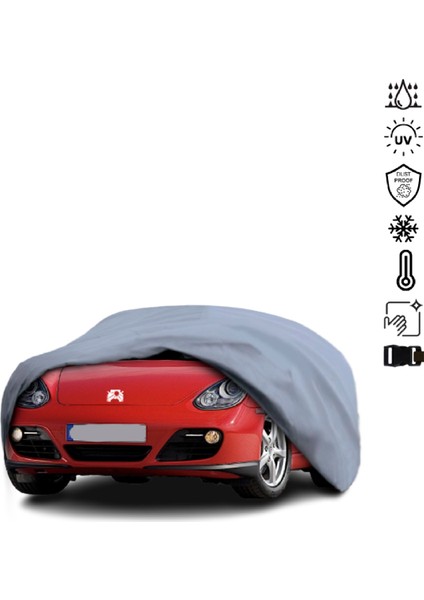 Porsche Cayman 987C (2005-2012) Araba Brandası Su Geçirmez Miflonlu 4 Mevsim Kullanıma Uygun