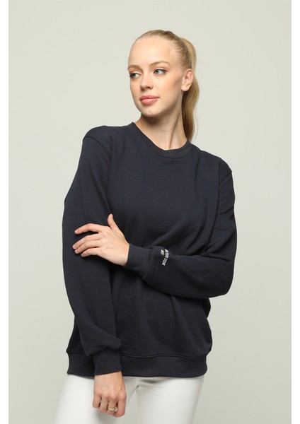 Owut Collection Kadın Oversize Uzun Kollu Bisiklet Yaka Sweatshirt