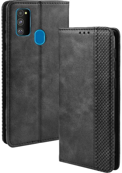 Samsung Galaxy A80/A90-BLACK Için Mermer Tahıl Deseni Temperli Cam Pc+Tpu Arka Kabuk (Yurt Dışından) modelleri