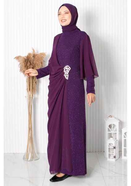 Damla Abiye Mor FHM886 fiyatları