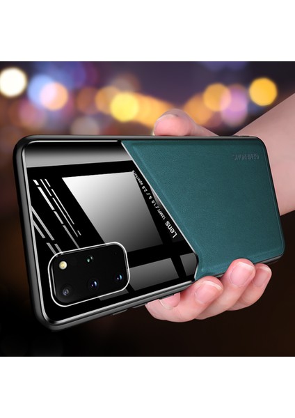 Samsung Galaxy S20 Için Plus 4g/5g Şok Geçirmez Telefon Kasası, Manyetik Metal Sac Ön Anti-Tpu Çerçevesi Telefon Koruyucu Kapak Yeşili (Yurt Dışından) fırsatları