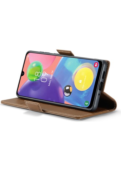 Samsung Galaxy A70/A70S Cüzdan Stand Telefon Deri Kılıf Rfıd Engelleme Telefon Kapağı - Brown (Yurt Dışından) fırsatları