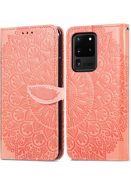 Baskı Ağacı Baykuş Deri Şık Cüzdan Standı Samsung Galaxy M21/M30S-BLUE Için (Yurt Dışından)