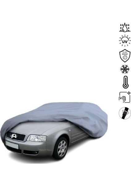 Audı A6 C5 4b (2000-2005) Statıonwagon Araba Brandası Su Geçirmez Miflonlu 4 Mevsim Kullanıma Uygun