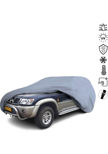 Nissan Patrol 6 Araba Brandası Su Geçirmez Miflonlu 4 Mevsim Kullanıma Uygun