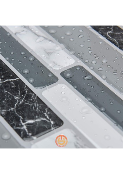 1Adet 3D Kendinden Yapışkanlı 30×30CM Kaplama Mozaik Görünüm Duvar Sticker Mutfak Banyo
