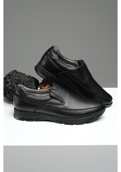 Rix Bağcıksız Ortopedik Topuk Masajlı Deri Kışlık Erkek Ayakkabı modelleri