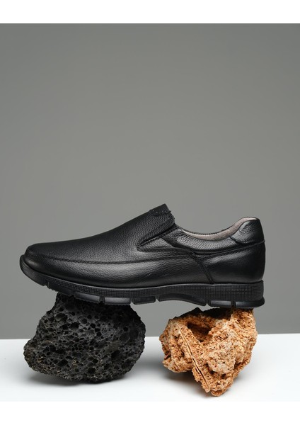 Rix Bağcıksız Ortopedik Topuk Masajlı Deri Kışlık Erkek Ayakkabı indirimleri