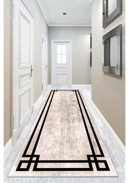 Makinede Yıkanabilir Kaymaz Taban Leke Tutmaz Modernkesme Yolluk Mutfak Yolluk Halı Yolluk