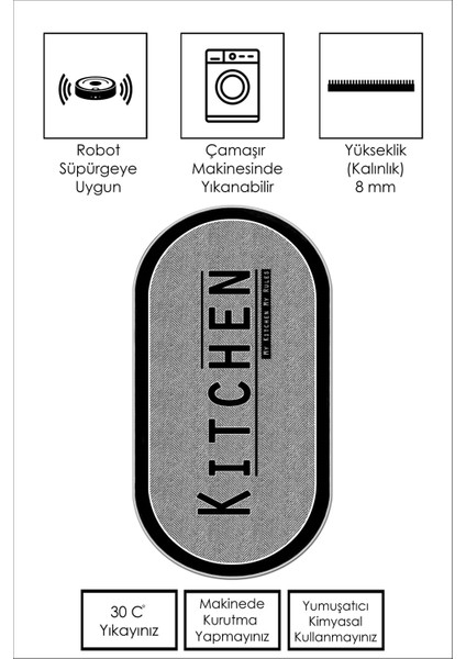 Yıkanabilir Kaymaz Leke Tutmaz Salon Halısı Mutfak Halısı Koridor Halısı Yolluk ve Paspas fiyatları